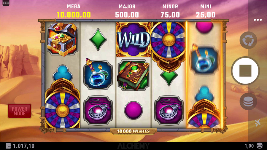 10,000 Wishes slot Logo Barbados Bingo