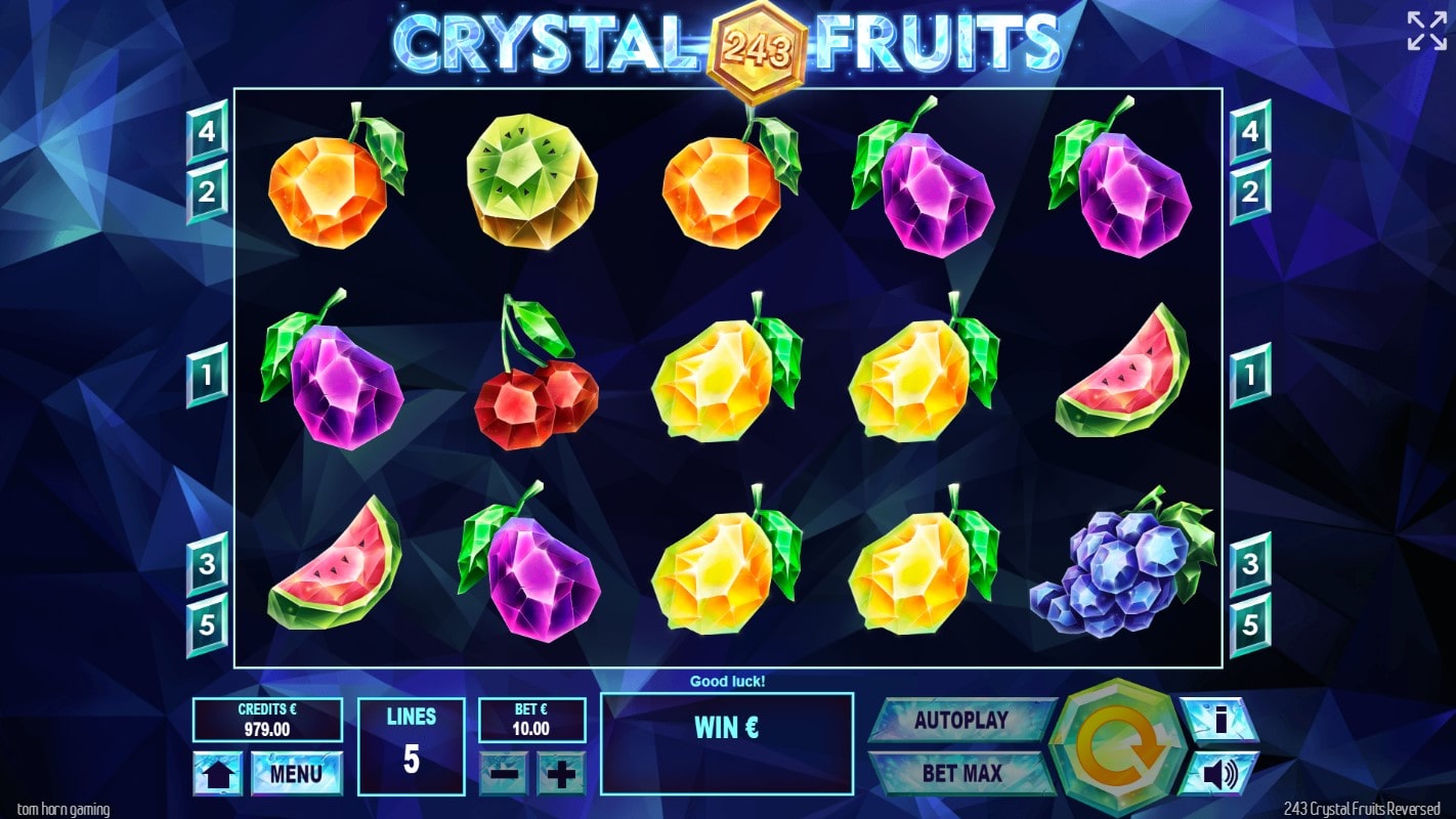 243 Crystal Fruits Reversed Slot Gameplay