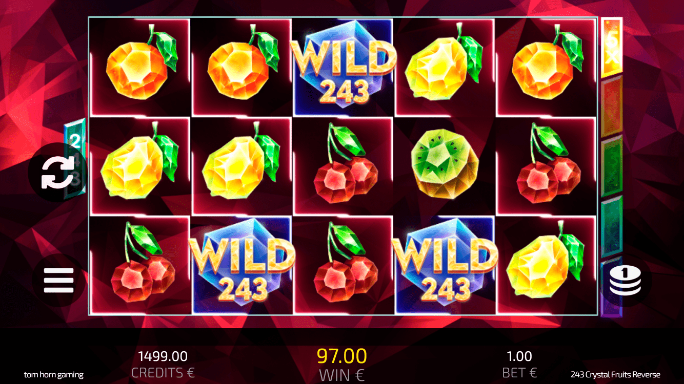 243 Crystal Fruits Reversed Slot Wild