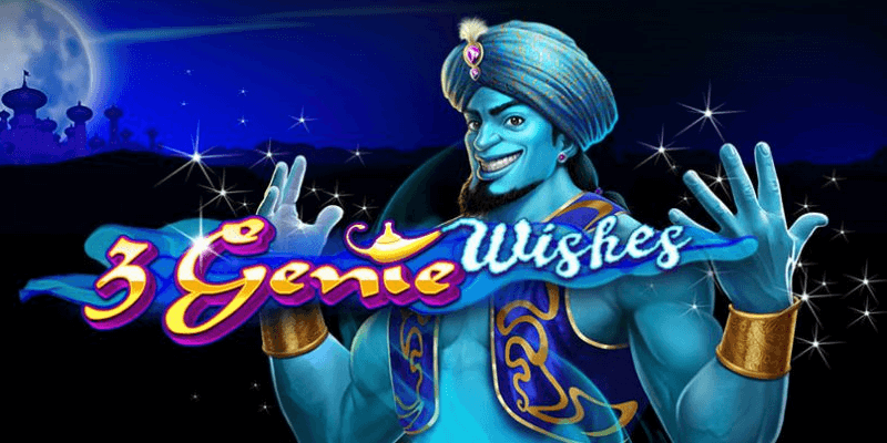 3 Genie Wishes slot UK Logo