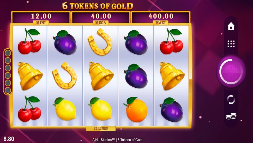 6 Tokens of Gold Slot Gameplay