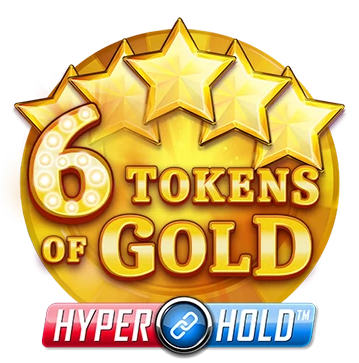 6 Tokens of Gold Slot Logo Wizard Slots