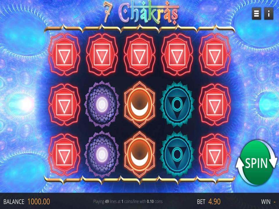 7 Chakras Slot Gameplay