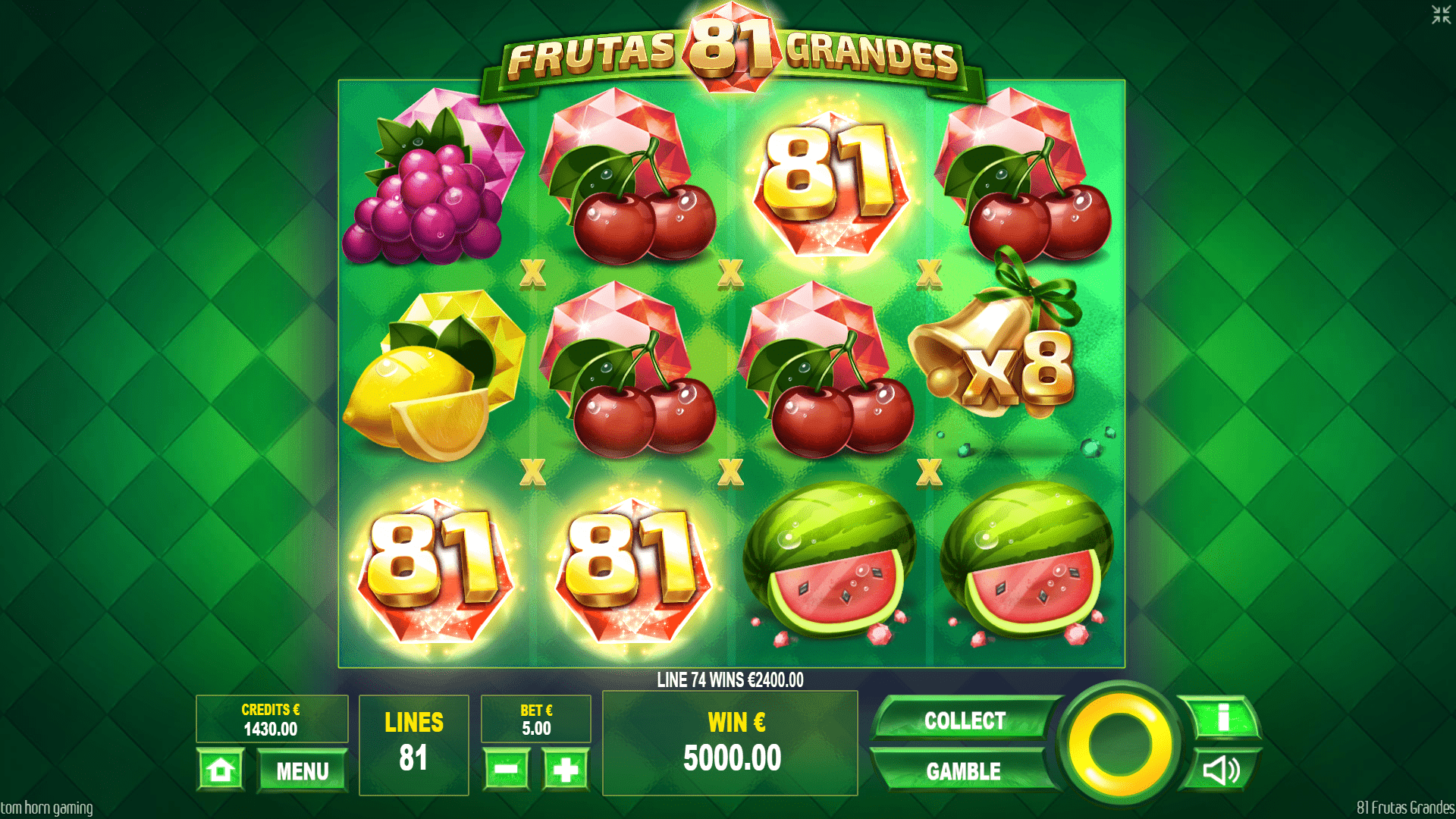 81 Frutas Grandes Slot Gameplay