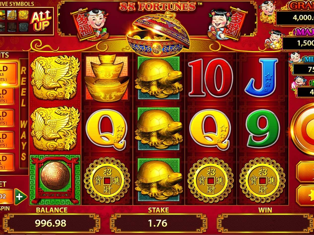 88 Fortunes Slot Bonus