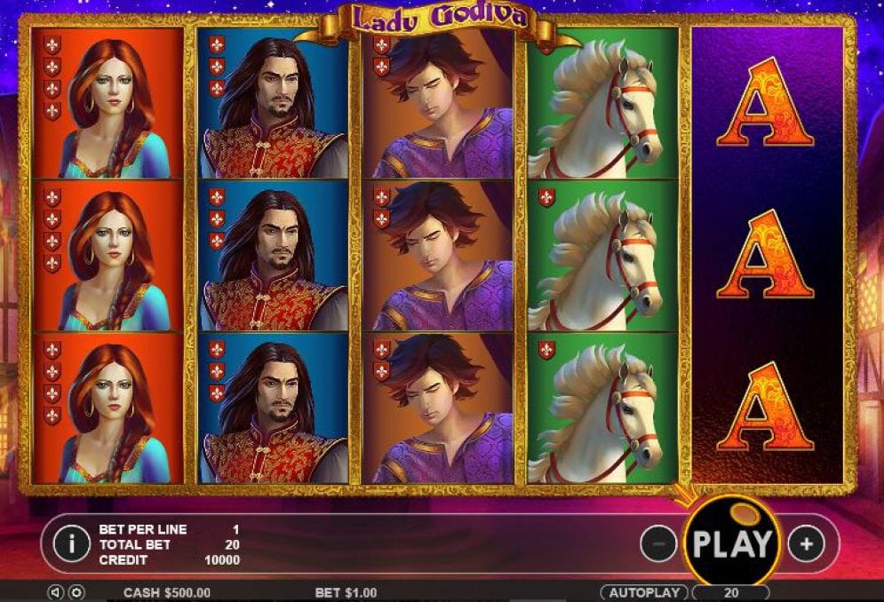 lady godiva game slots online play