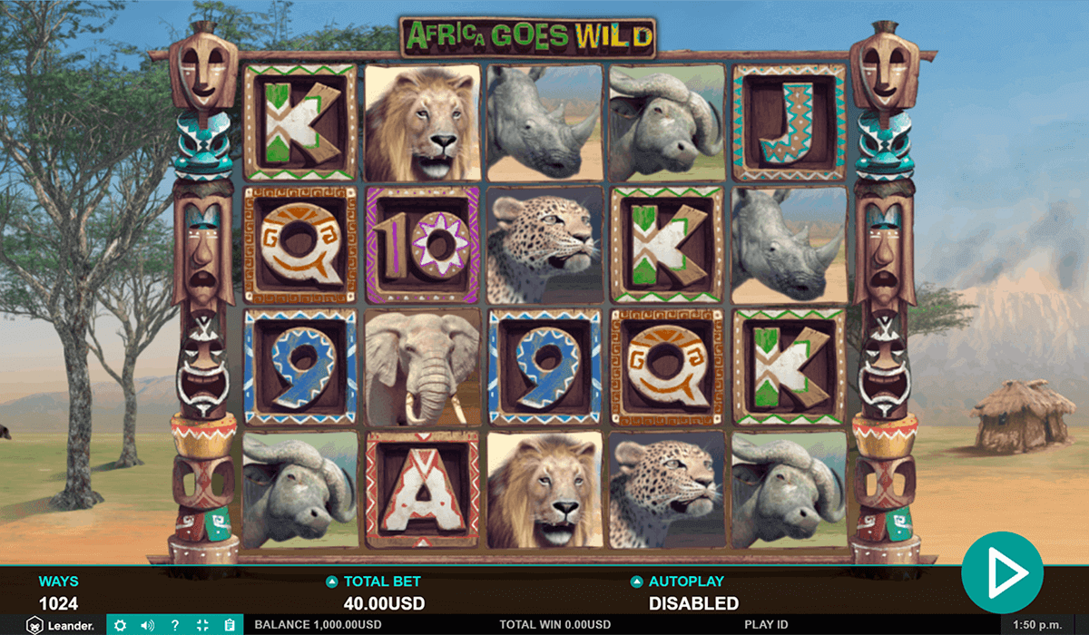 Africa Goes Wild Slot Gameplay