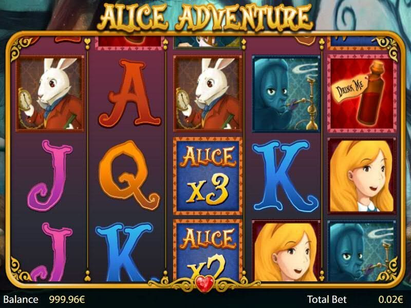 Alice Adventure Slot Bonus