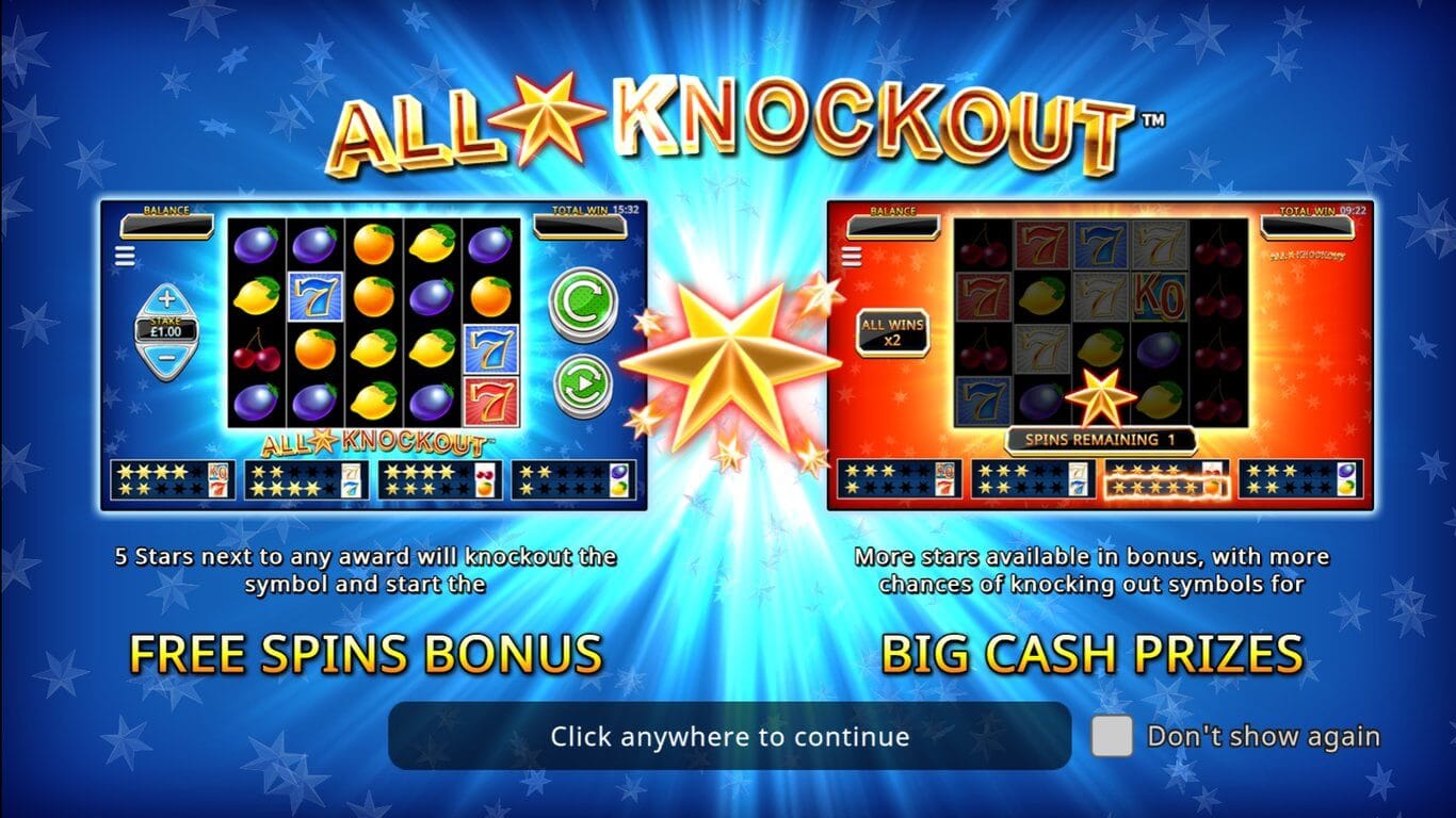 All Star Knockout Slot Bonus