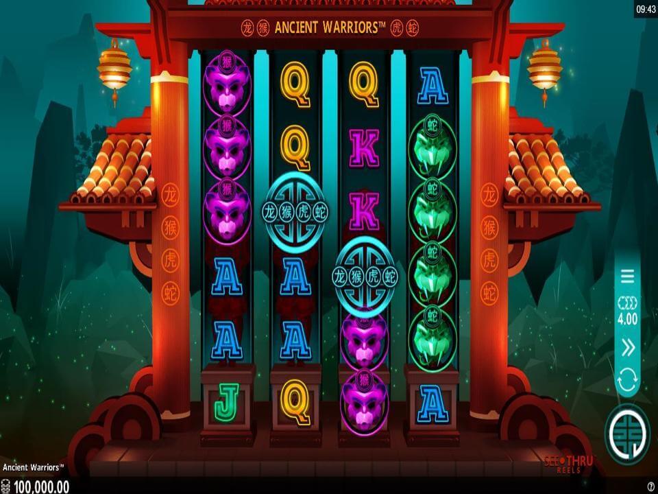Ancient Warriors Slot Bonus