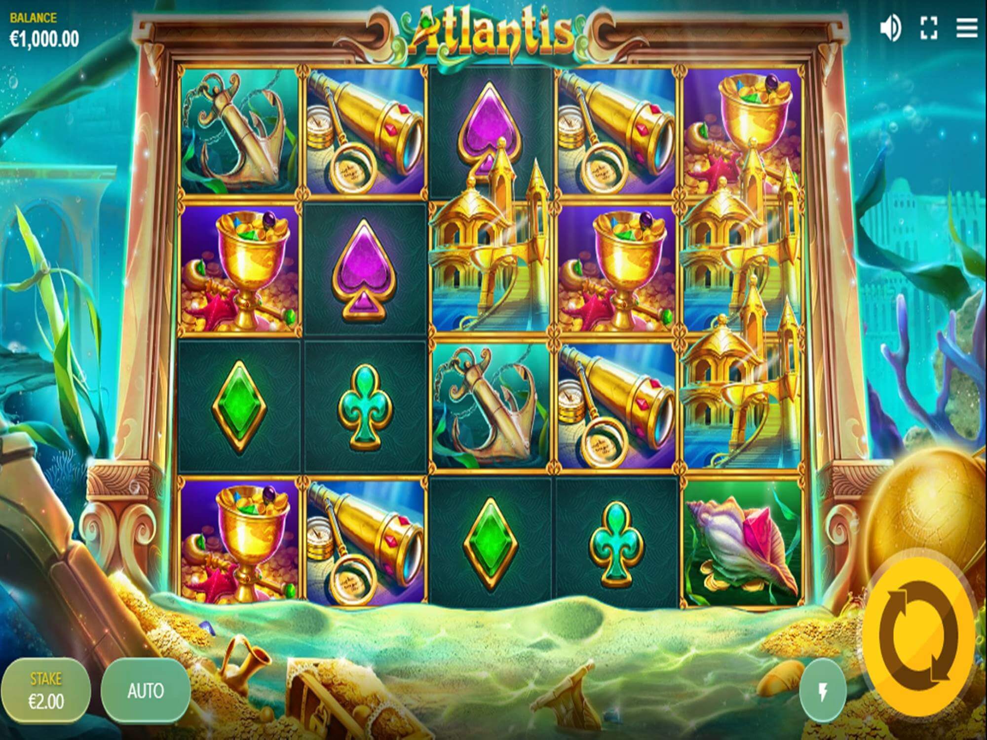 Atlantis Slot Bonus