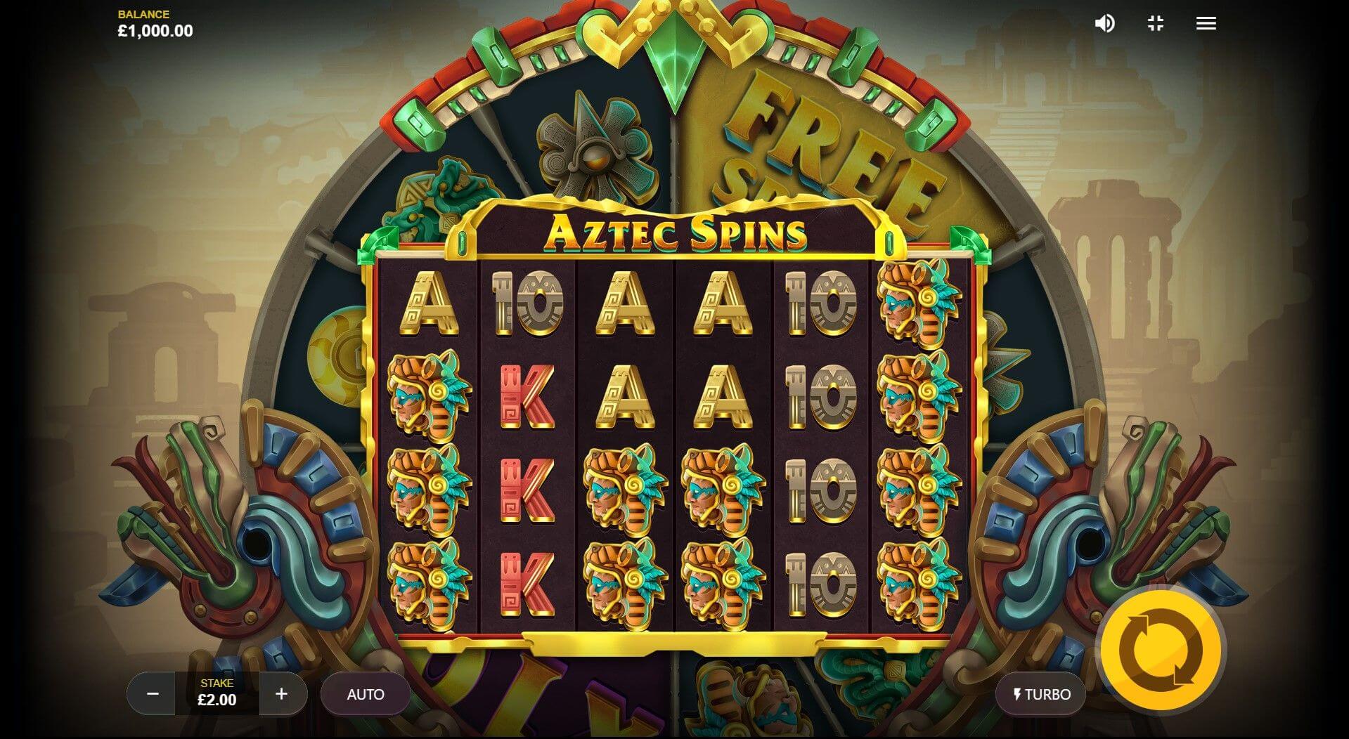 Aztec Spins Slot Gameplay