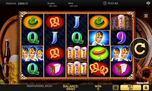 Beer Barrel Bash Slot Gameplay Online