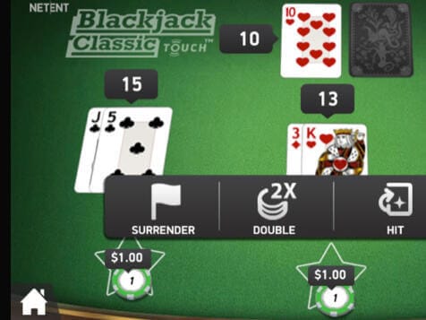 Blackjack Classic Gameplay