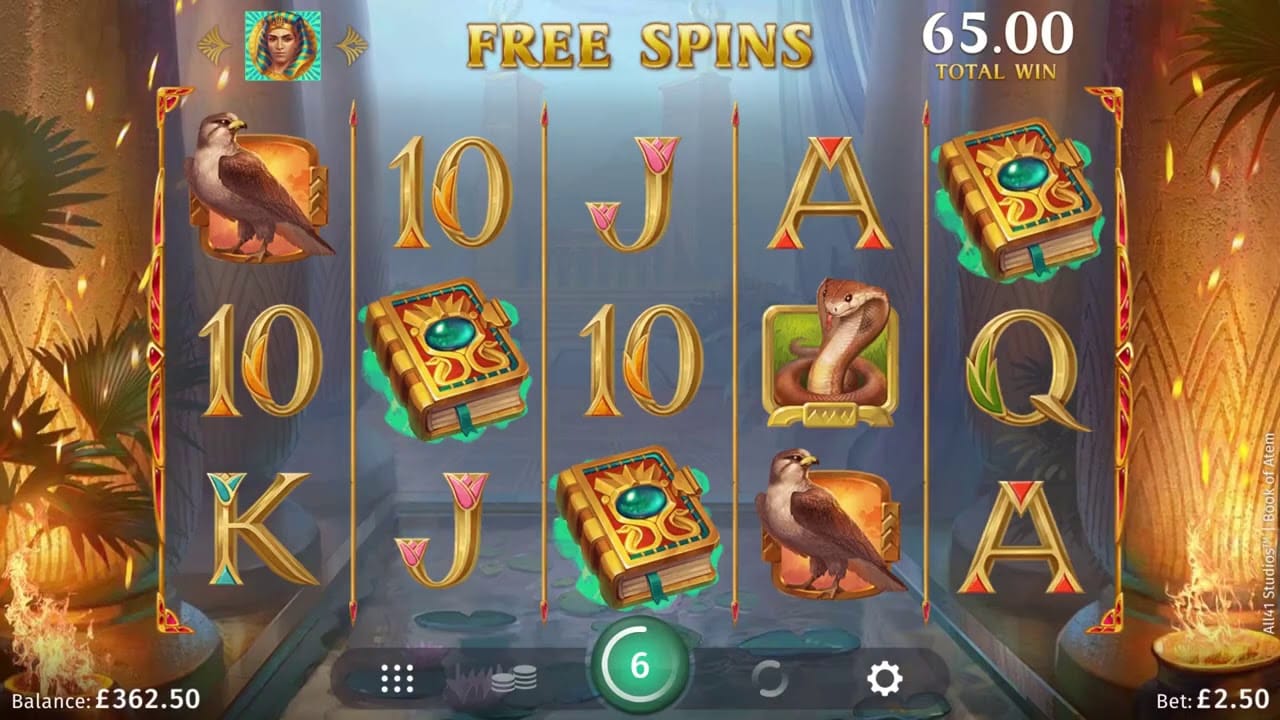 Book of Atem Slots Game