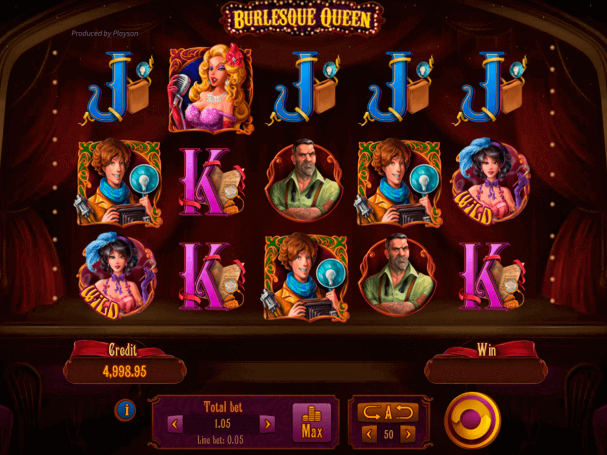 Burlesque Queen Slot Gameplay