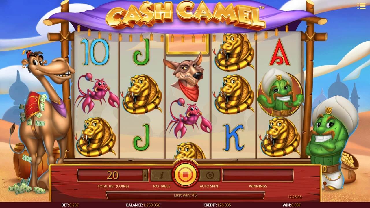 Cash Camel Slot Gameplay