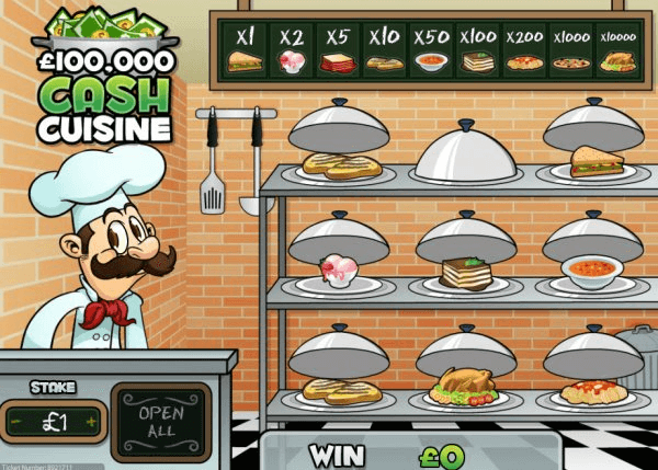 Cash Cuisine Slot Bonus