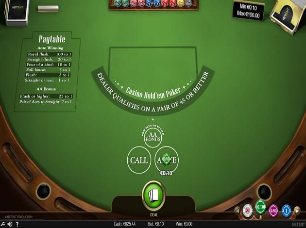 Casino Holdem Bonus