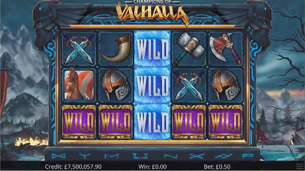 Champions of Valhalla Slot Gameplay