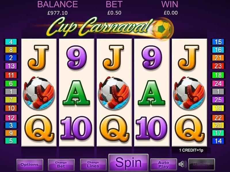 Cup Carnaval Slot Gameplay