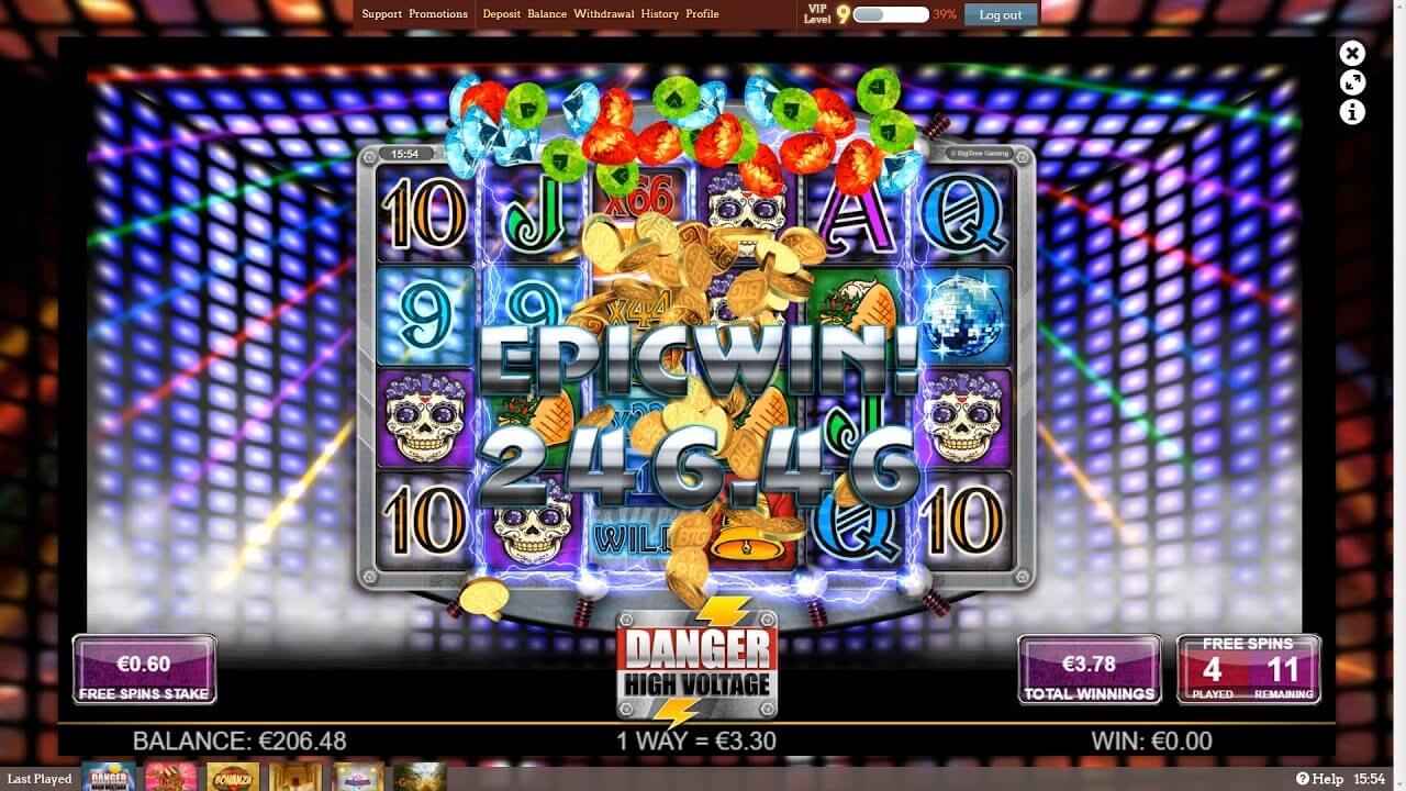 Danger High Voltage Slot Gameplay