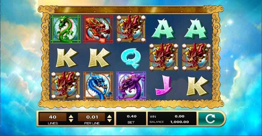 Dazzling Dragons Slot Gameplay