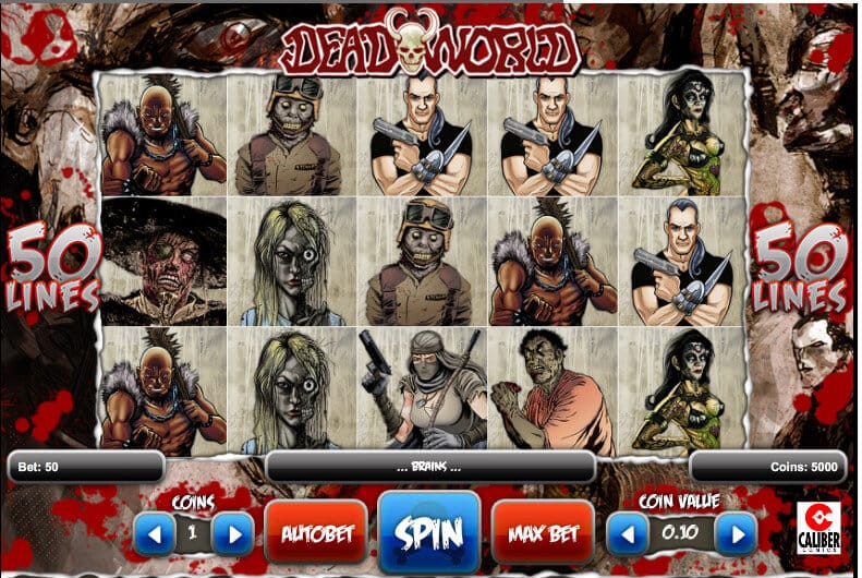 Deadworld Slot Gameplay