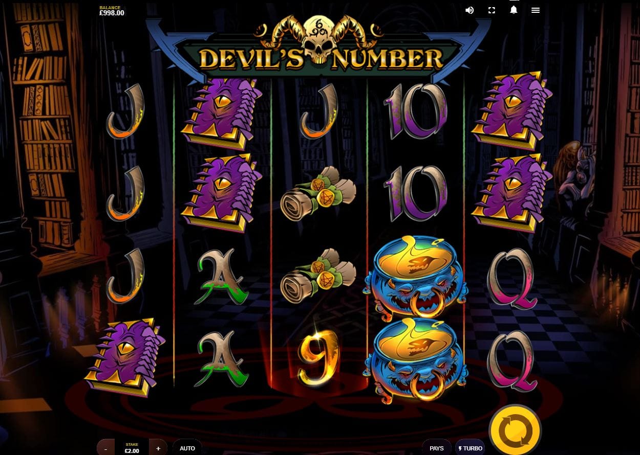 Devils Number Slot Bonus