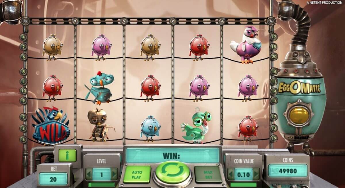 Eggomatic Slot Gameplay