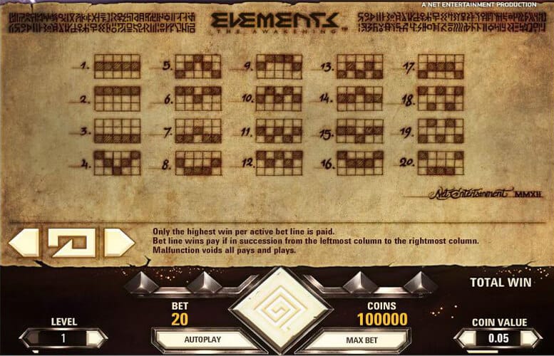 Elements Slot Bonus