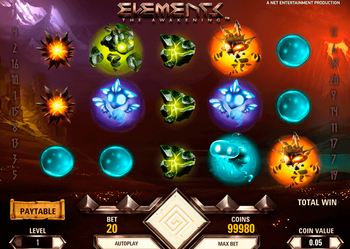 Elements Slot Gameplay