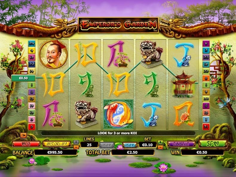 Emperors Garden Slot Gameplay