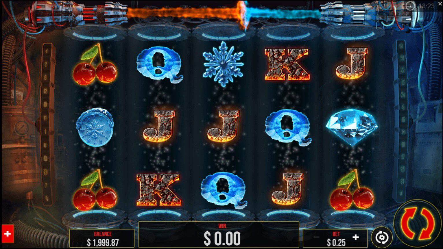 Fire vs Ice Slot Gameplay