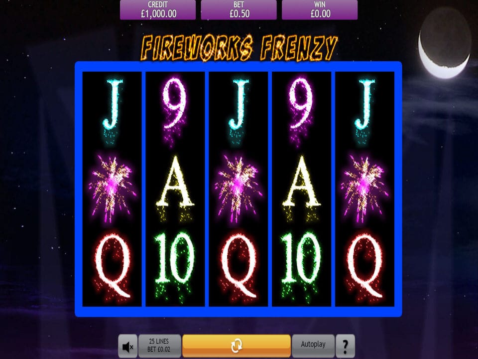 Fireworks Frenzy Slot Gameplay