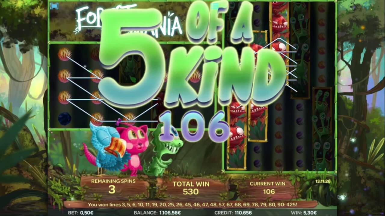 Forest Mania Slot Bonus