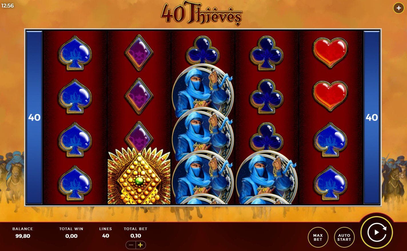 Forty Thieves Slot Gameplay