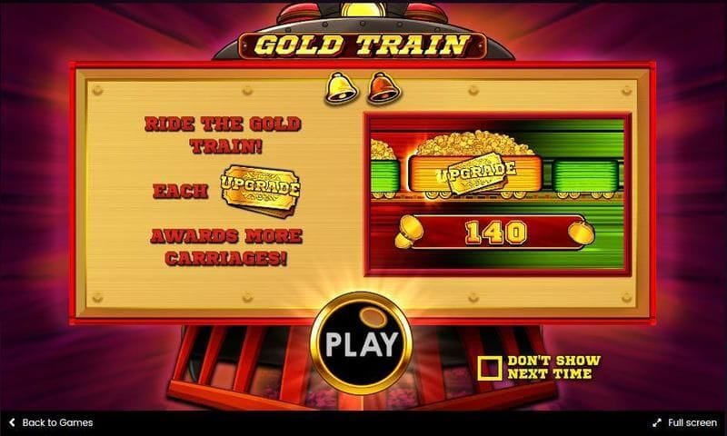 Gold Train Slot Bonus