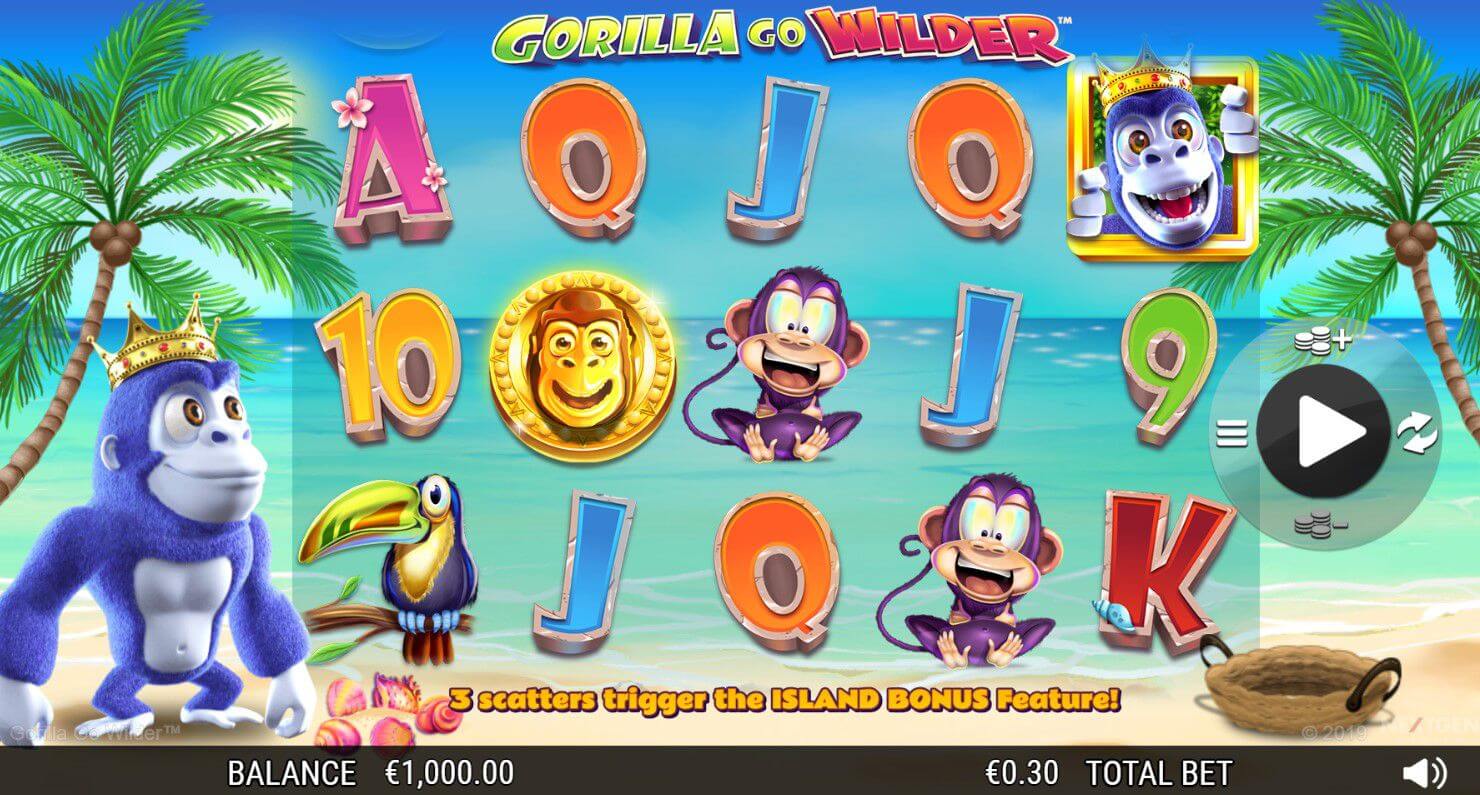 Gorilla Go Wilder Slot Gameplay