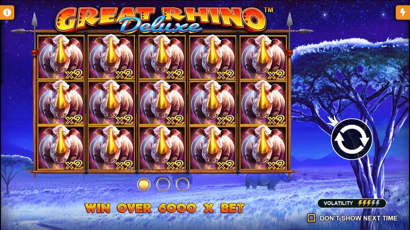 Great Rhino Deluxe Slot Bonus