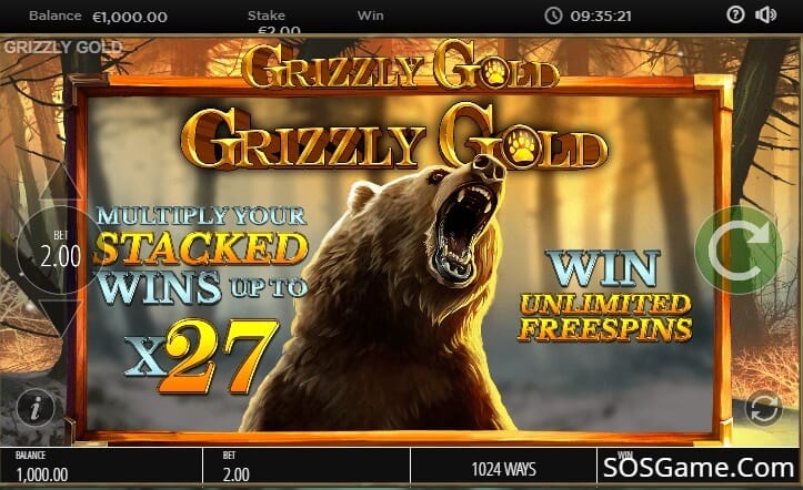 Grizzly Gold Slot Bonus