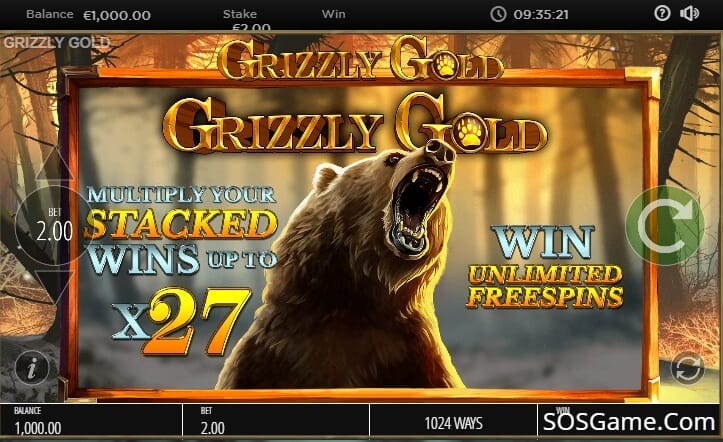 Grizzly Gold Slot Bonus