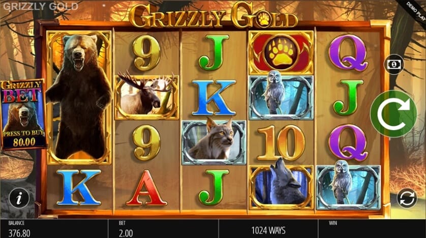 Grizzly Gold Slot Gameplay