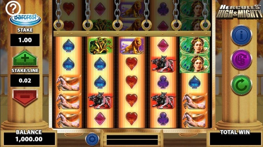 Hercules High and Mighty Slot Gameplay