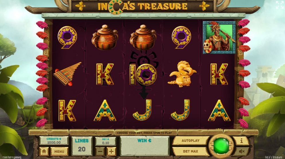 Inca's Treasure Slot Gameplay