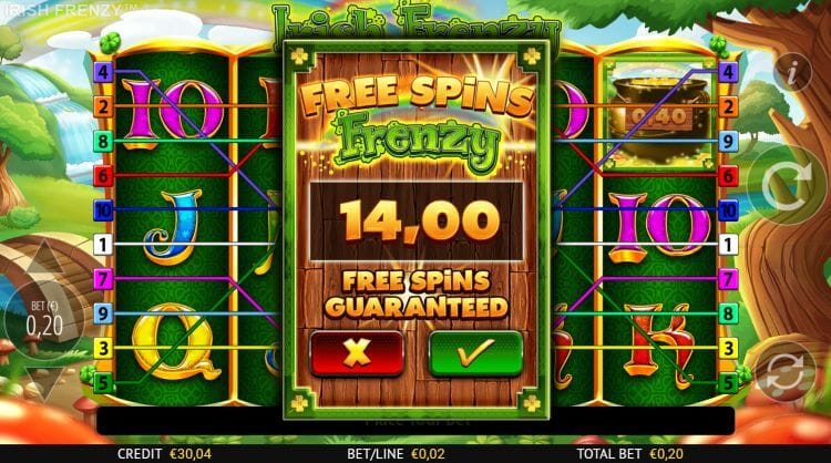 Irish Frenzy Slot Bonus