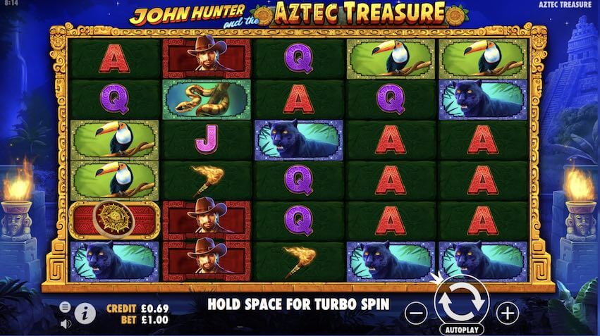 John Hunter and the Aztec Treasure Slot Gameplay