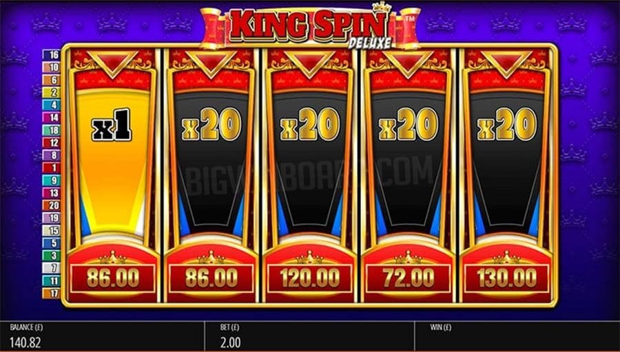 King Spin Deluxe Slot Bonus
