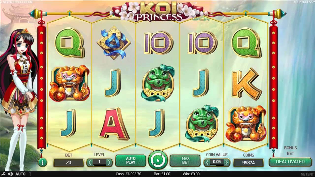 Koi Princess Slot Gameplay