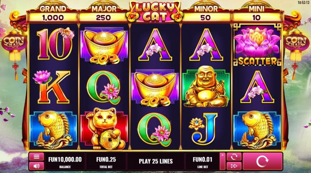 Lucky Cat Slot Gameplay